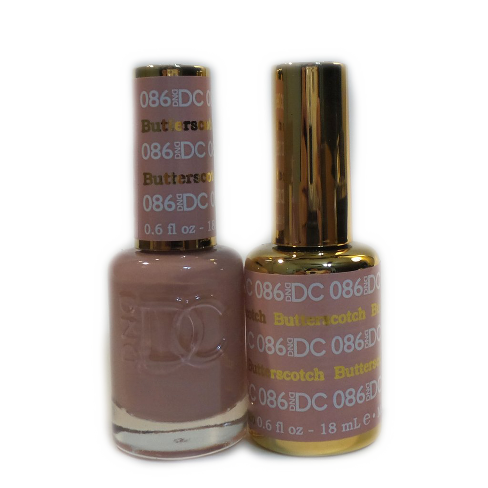 DC Nail Lacquer And Gel Polish, DC 086, Butterscotch, 0.6oz MY0926