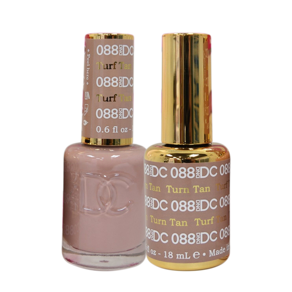 DC Nail Lacquer And Gel Polish, DC 088, Turf Tan, 0.6oz MY0926