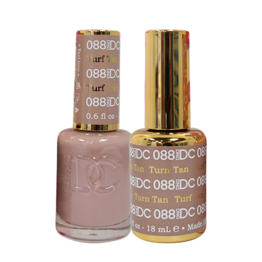 DC Nail Lacquer And Gel Polish, DC 088, Turf Tan, 0.6oz MY0926