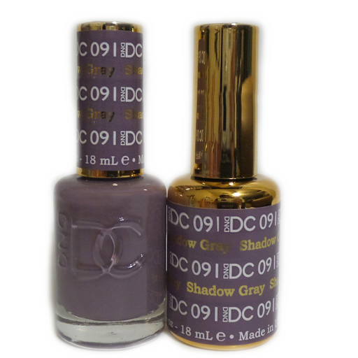 DC Nail Lacquer And Gel Polish, DC 091, Shadow Gray, 0.6oz MY0926