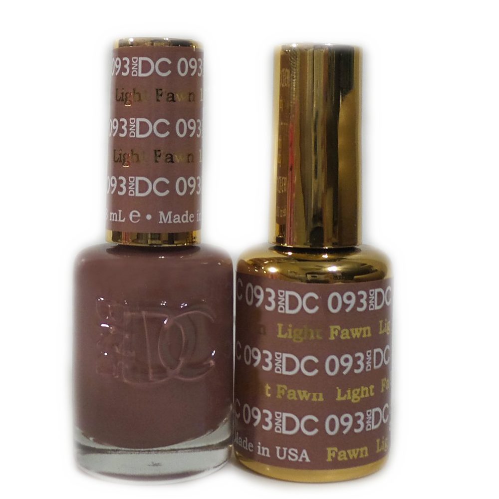 DC Nail Lacquer And Gel Polish, DC 093, Light Fawn, 0.6oz MY0926