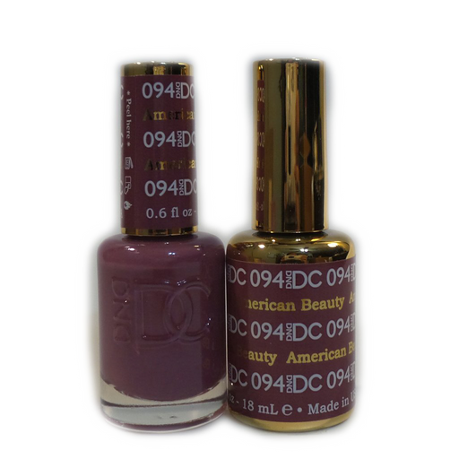 DC Nail Lacquer And Gel Polish, DC 094, American Beauty, 0.6oz MY0926