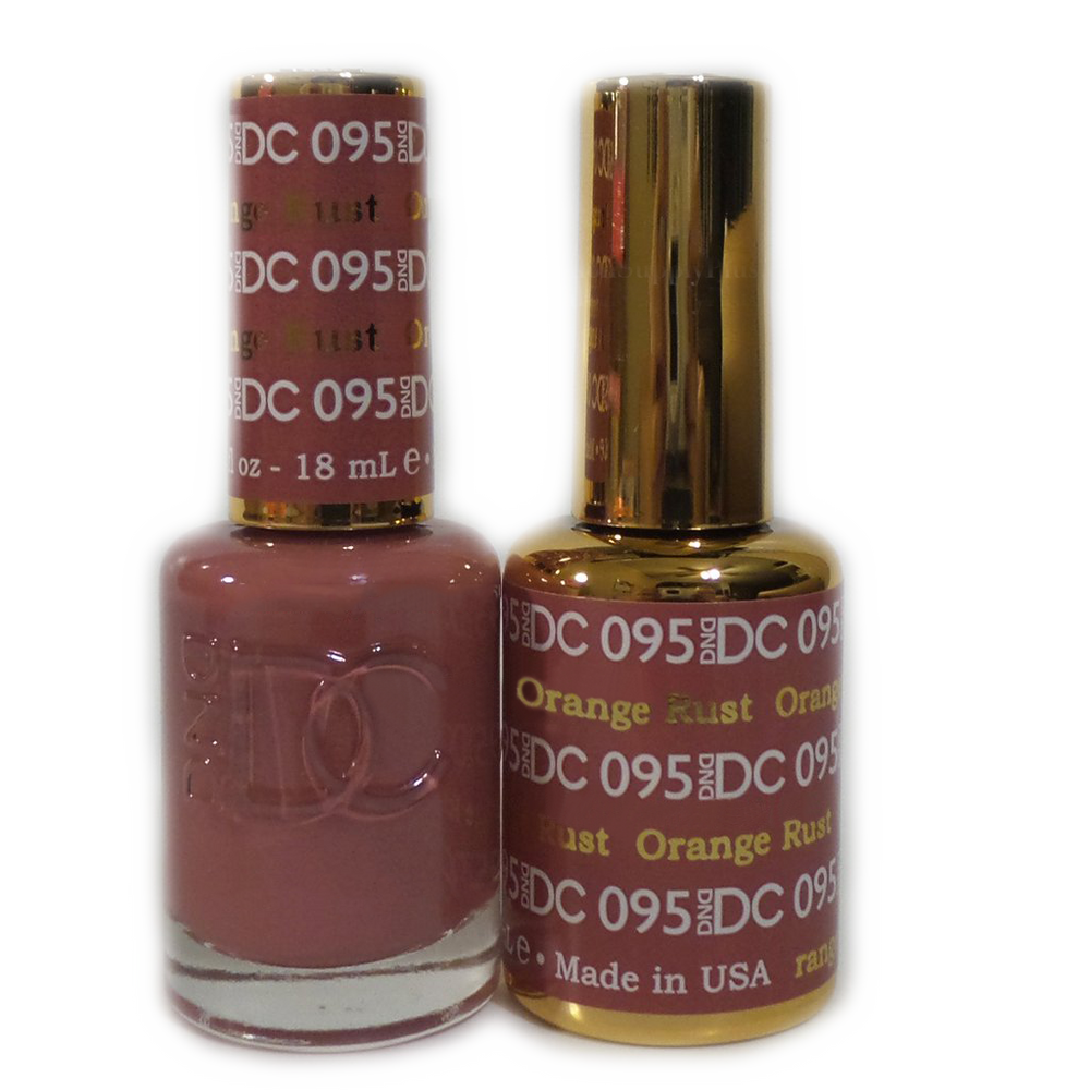 DC Nail Lacquer And Gel Polish, DC 095, Orange Rust, 0.6oz MY0926