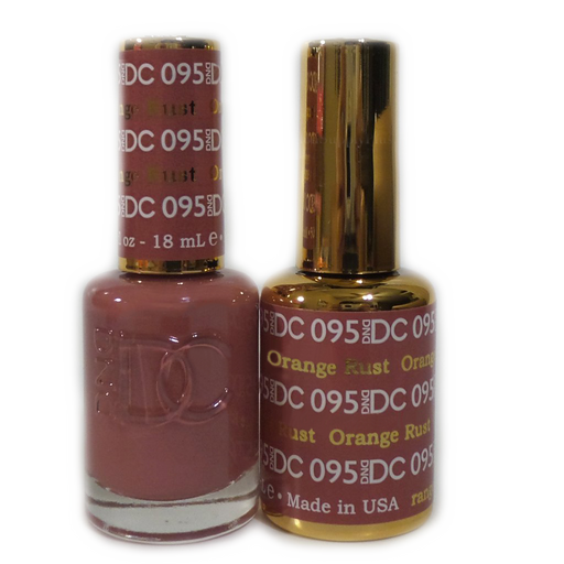 DC Nail Lacquer And Gel Polish, DC 095, Orange Rust, 0.6oz MY0926