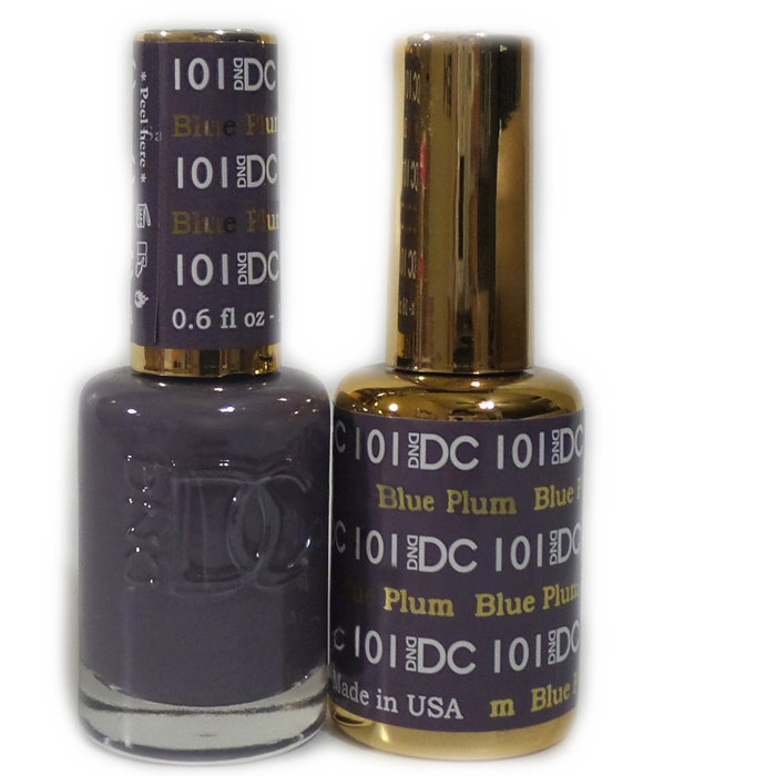 DC Nail Lacquer And Gel Polish, DC 101, Blue Plum, 0.6oz MY0926