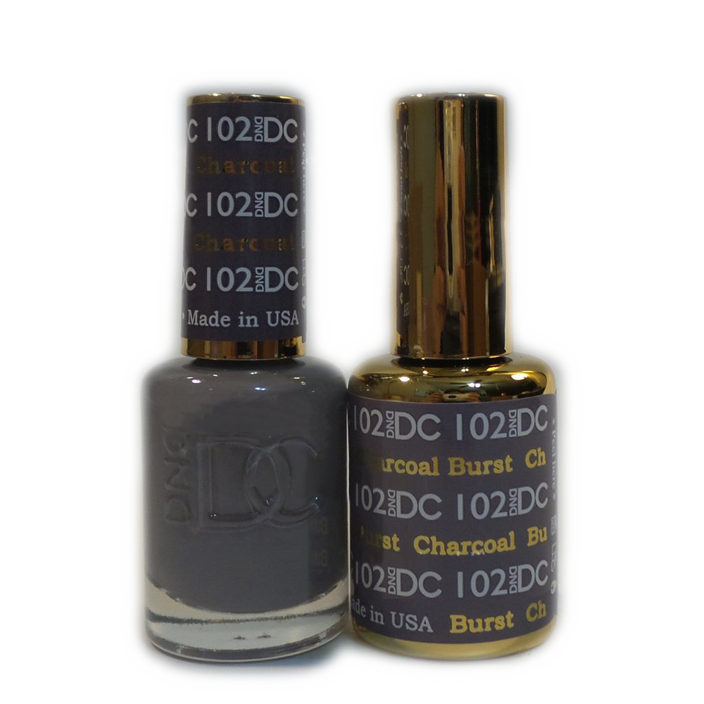 DC Nail Lacquer And Gel Polish, DC 102, Charcoal Burst, 0.6oz MY0926