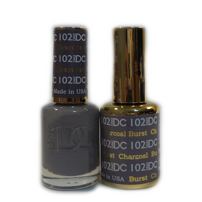 DC Nail Lacquer And Gel Polish, DC 102, Charcoal Burst, 0.6oz MY0926