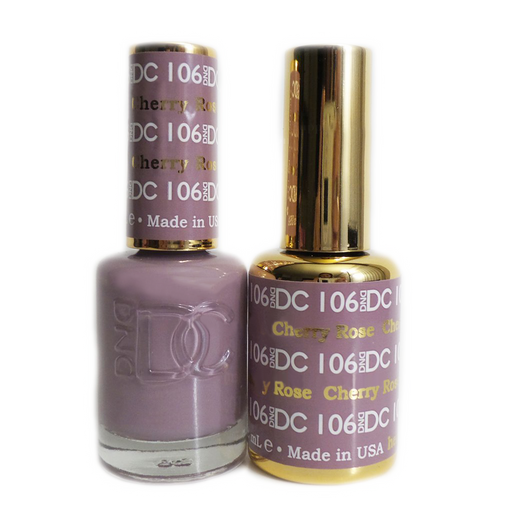 DC Nail Lacquer And Gel Polish, DC 106, Cherry Rose, 0.6oz MY0926