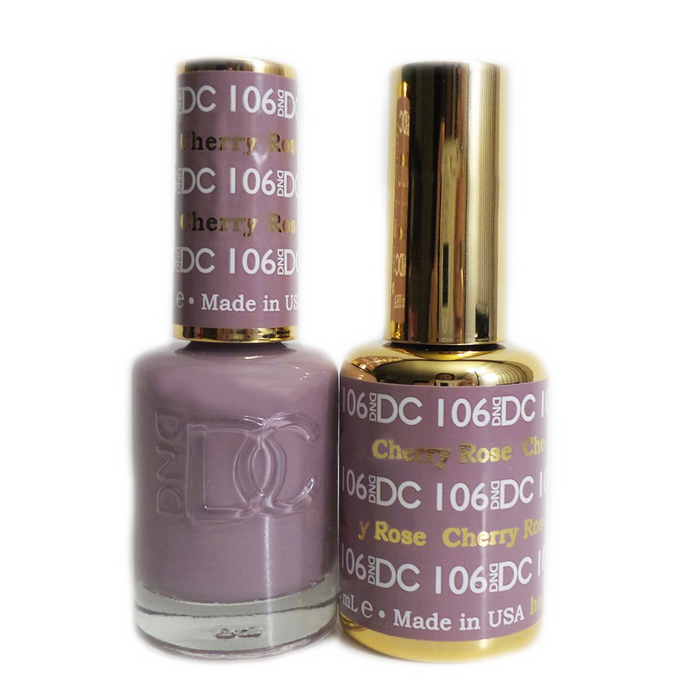 DC Nail Lacquer And Gel Polish, DC 106, Cherry Rose, 0.6oz MY0926