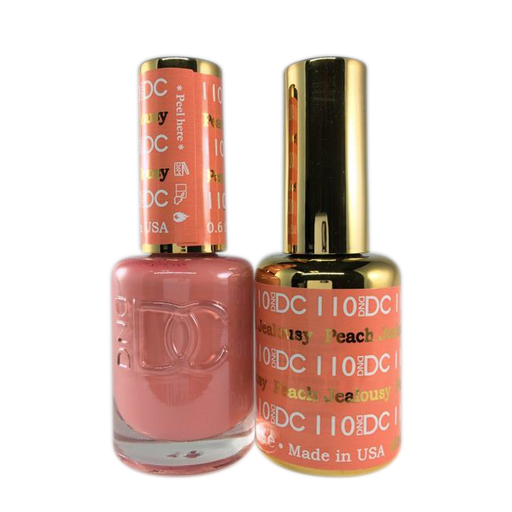 DC Nail Lacquer And Gel Polish, DC 110, Peach Jealousy, 0.6oz MY0926