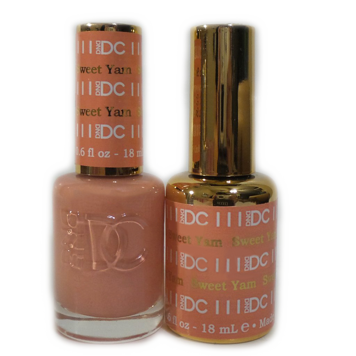 DC Nail Lacquer And Gel Polish, DC 111, Sweet Yam, 0.6oz MY0926