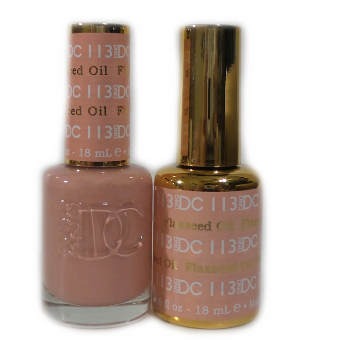 DC Nail Lacquer And Gel Polish, DC 113, Flaxseed Oil, 0.6oz MY0926