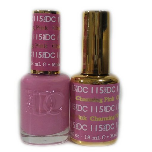 DC Nail Lacquer And Gel Polish, DC 115, Charming Pink, 0.6oz MY0926