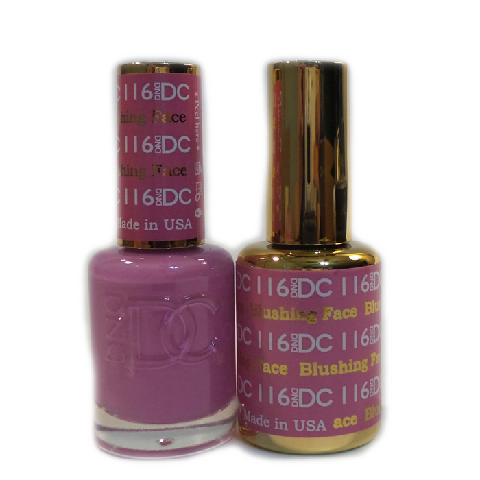 DC Nail Lacquer And Gel Polish, DC 116, Blushing Face, 0.6oz MY0926