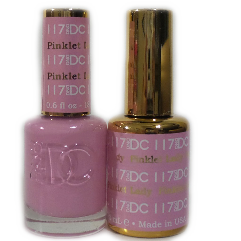 DC Nail Lacquer And Gel Polish, DC 117, Pinklet Lady, 0.6oz MY0926