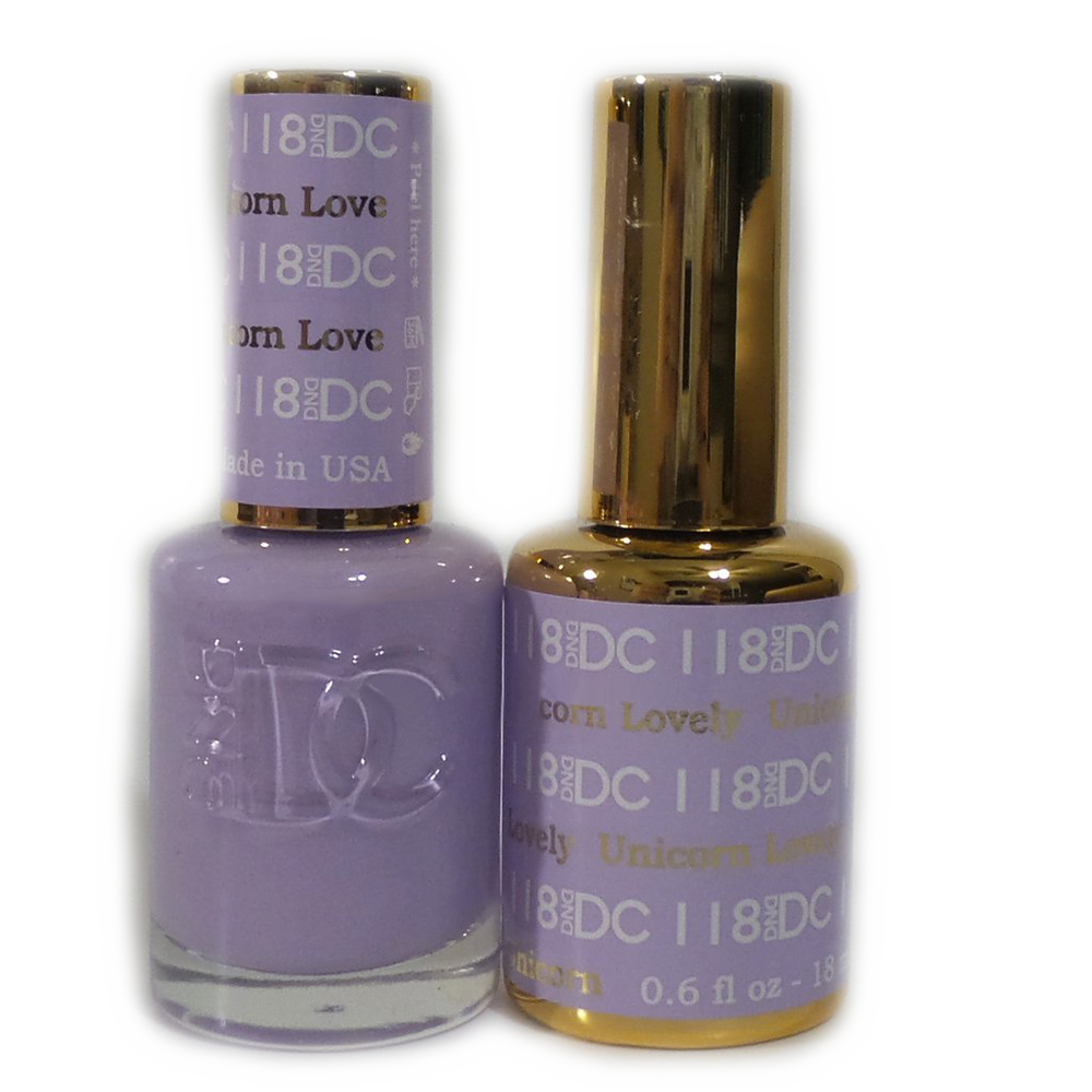 DC Nail Lacquer And Gel Polish, DC 118, Unicorn Lovely, 0.6oz MY0926