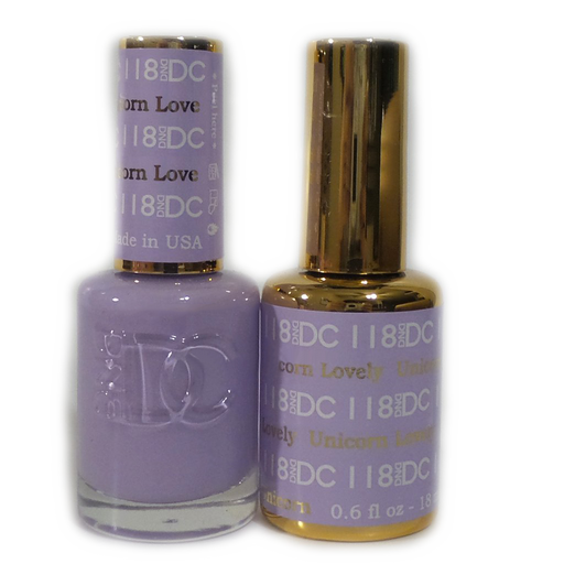 DC Nail Lacquer And Gel Polish, DC 118, Unicorn Lovely, 0.6oz MY0926