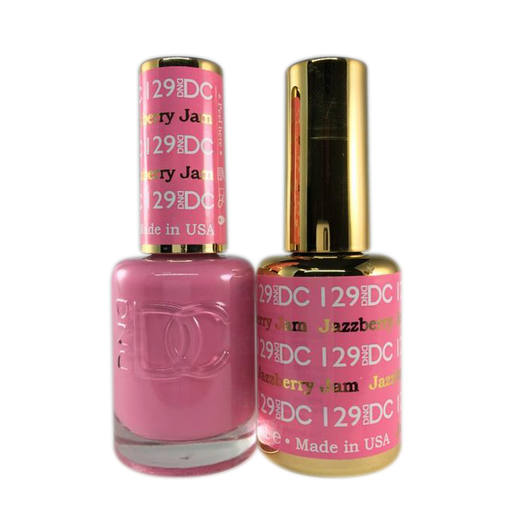 DC Nail Lacquer And Gel Polish, DC 129, Jazzberry Jam, 0.6oz MY0926