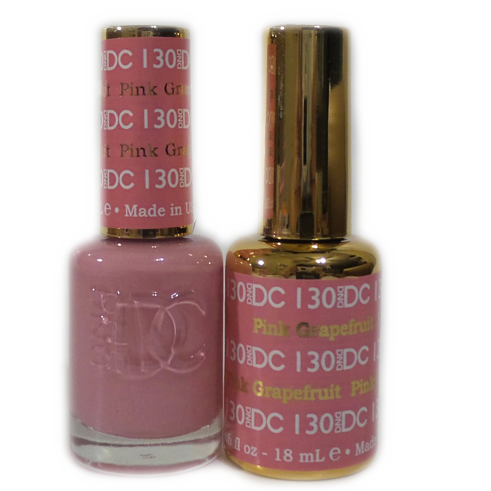 DC Nail Lacquer And Gel Polish, DC 130, Pink Grapefruit, 0.6oz MY0926