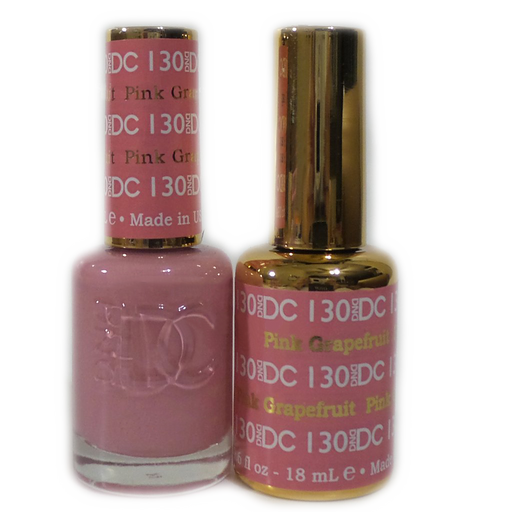 DC Nail Lacquer And Gel Polish, DC 130, Pink Grapefruit, 0.6oz MY0926
