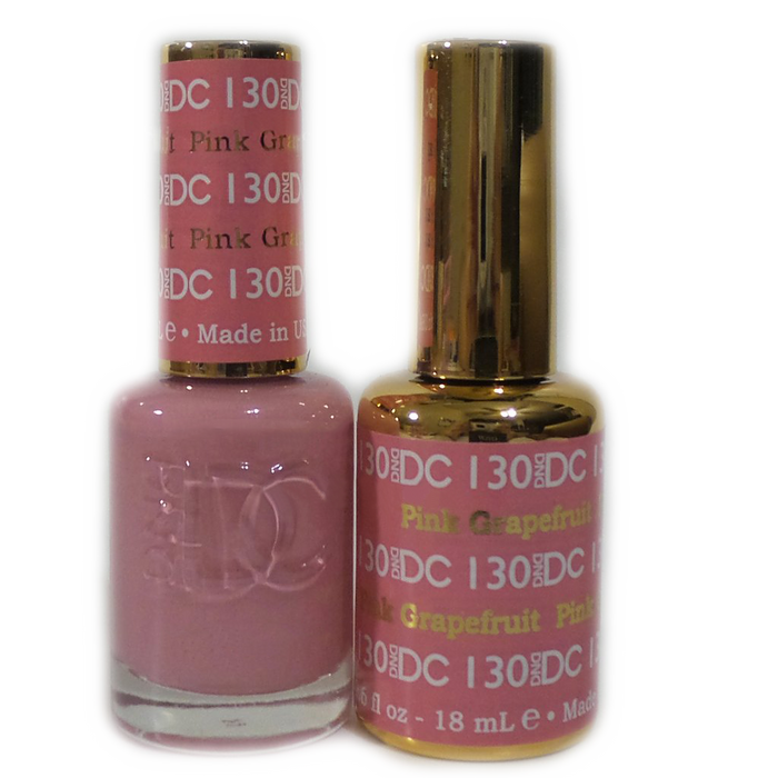 DC Nail Lacquer And Gel Polish, DC 130, Pink Grapefruit, 0.6oz MY0926