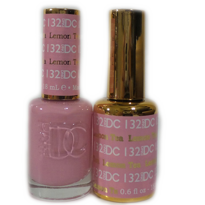DC Nail Lacquer And Gel Polish, DC 132, Lemon Tea, 0.6oz MY0926