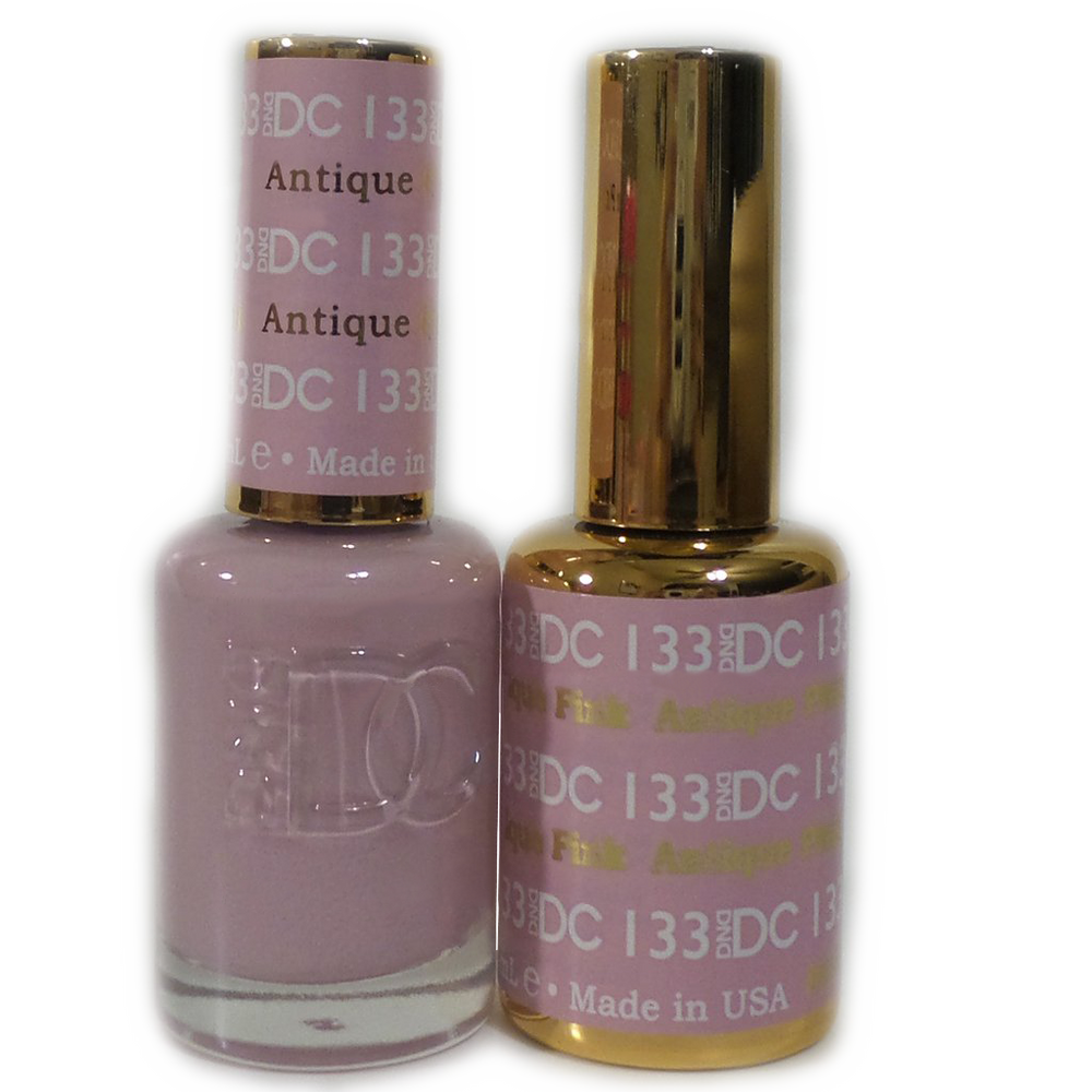 DC Nail Lacquer And Gel Polish, DC 133, Antique Pink, 0.6oz MY0926