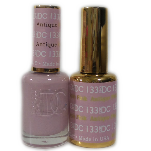 DC Nail Lacquer And Gel Polish, DC 133, Antique Pink, 0.6oz MY0926