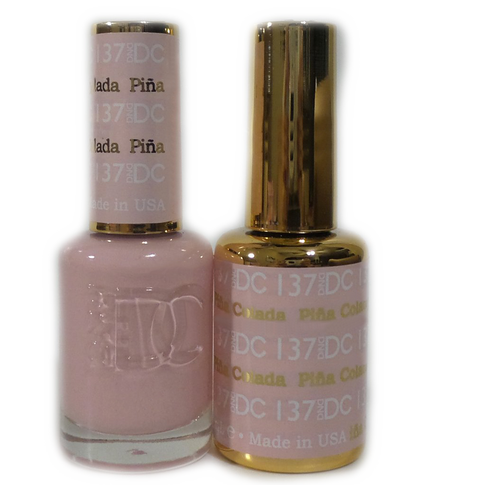 DC Nail Lacquer And Gel Polish, DC 137, Pina Colada, 0.6oz MY0926