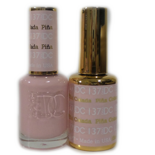 DC Nail Lacquer And Gel Polish, DC 137, Pina Colada, 0.6oz MY0926