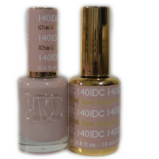 DC Nail Lacquer And Gel Polish, DC 140, Khaki Rose, 0.6oz MY0926