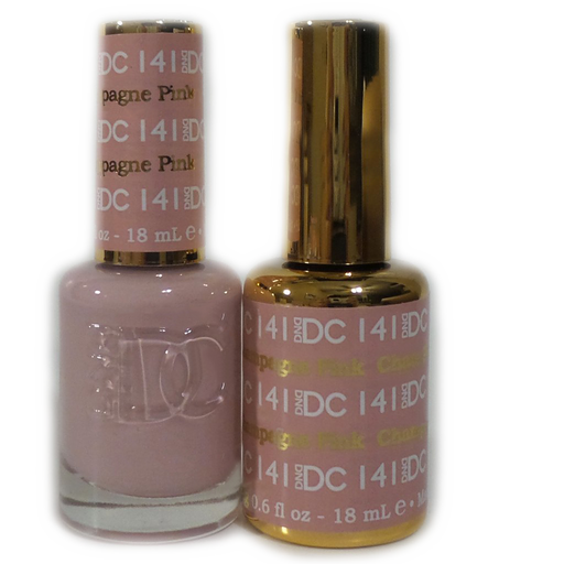 DC Nail Lacquer And Gel Polish, DC 141, Pink Champagne, 0.6oz MY0926