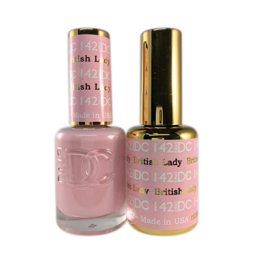 DC Nail Lacquer And Gel Polish, DC 142, British Lady, 0.6oz MY0926