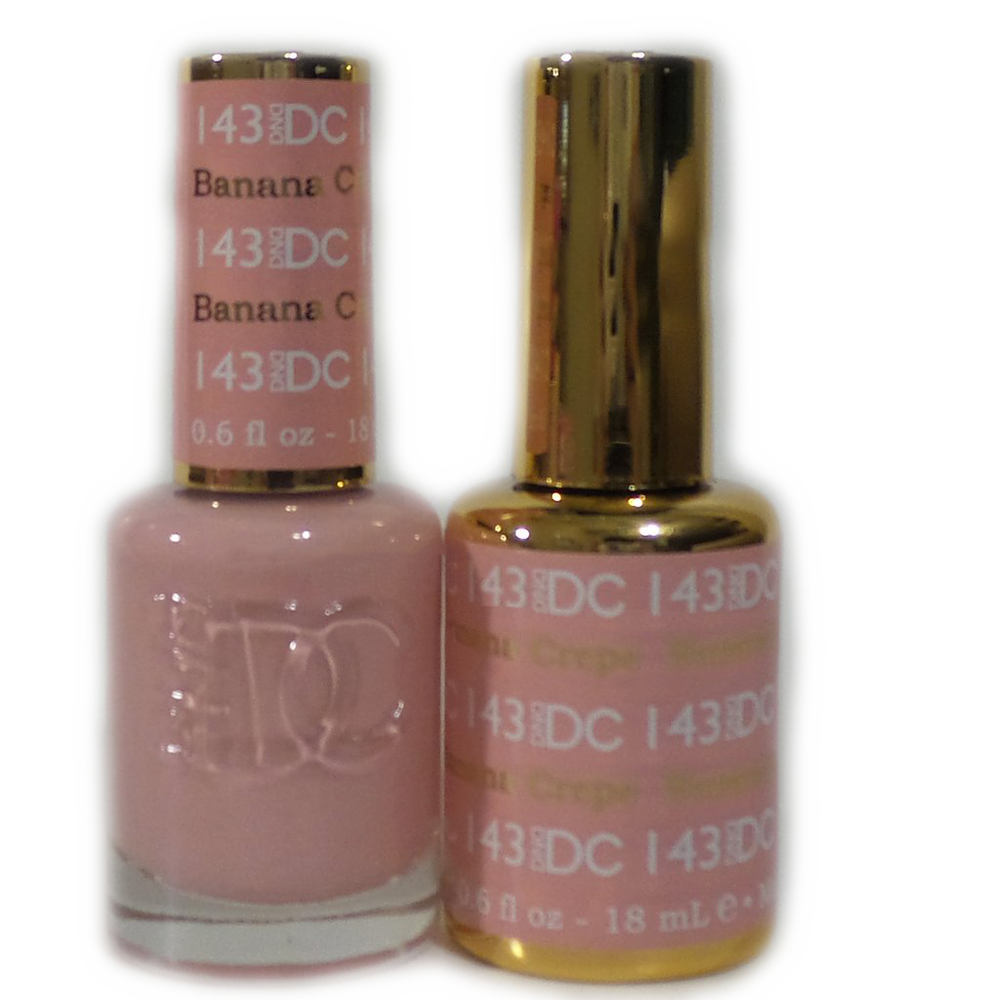 DC Nail Lacquer And Gel Polish, DC 143, Banana Crepe, 0.6oz MY0926