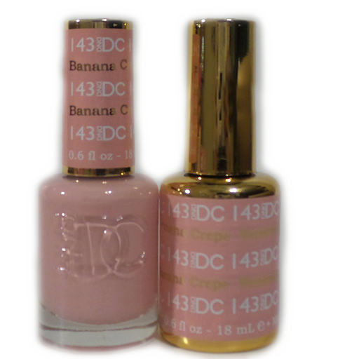 DC Nail Lacquer And Gel Polish, DC 143, Banana Crepe, 0.6oz MY0926