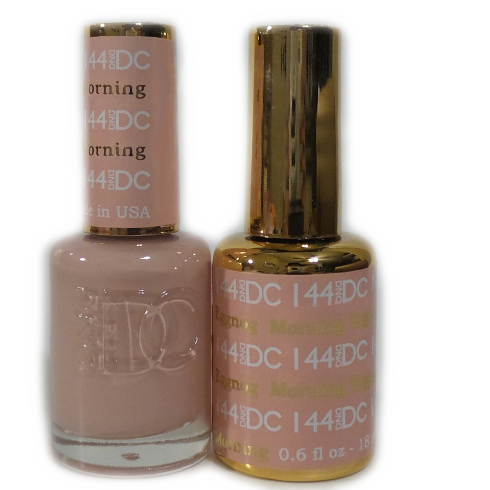 DC Nail Lacquer And Gel Polish, DC 144, Morning Eggnog, 0.6oz MY0926
