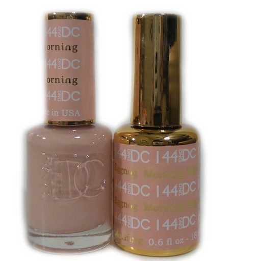 DC Nail Lacquer And Gel Polish, DC 144, Morning Eggnog, 0.6oz MY0926