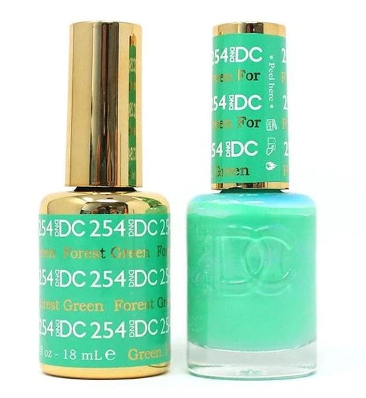 DC Nail Lacquer And Gel Polish, DC 254, Forest Green, 0.6oz MY0926