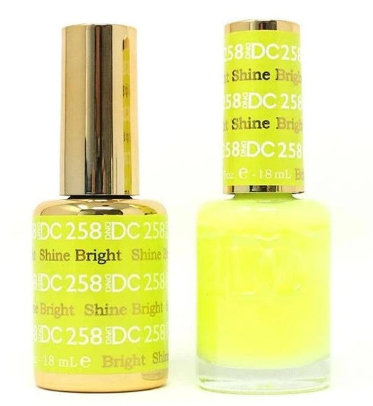 DC Nail Lacquer And Gel Polish, DC 258, Shine Bright, 0.6oz MY0926