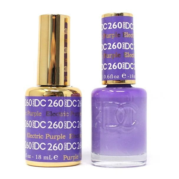 DC Nail Lacquer And Gel Polish, DC 260, Electric Purple, 0.6oz MY0926