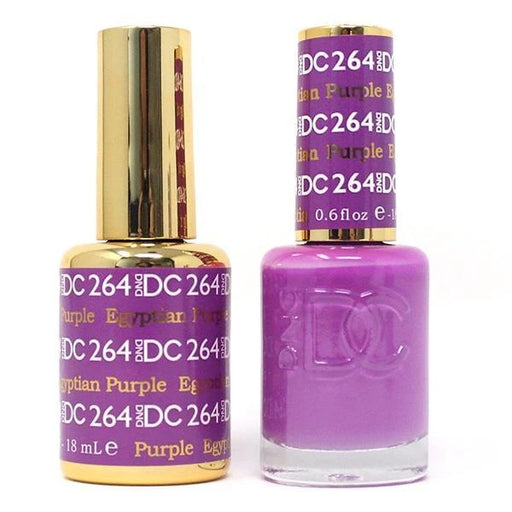 DC Nail Lacquer And Gel Polish, DC 264, Egyptian Purple, 0.6oz MY0926
