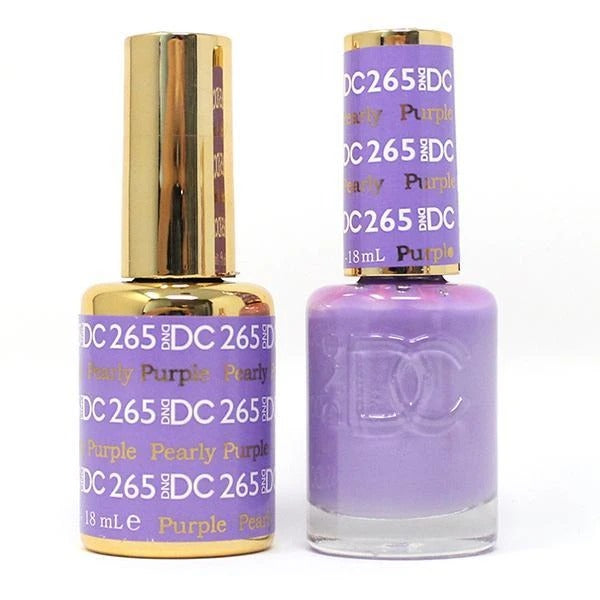 DC Nail Lacquer And Gel Polish, DC 265, Pearly Purple, 0.6oz MY0926