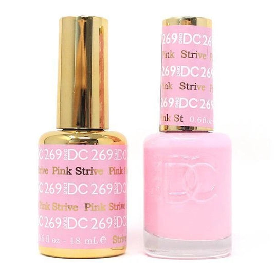 DC Nail Lacquer And Gel Polish, DC 269, Pink Strive, 0.6oz MY0926