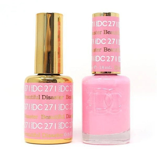 DC Nail Lacquer And Gel Polish, DC 271, Beautiful Disaster, 0.6oz MY0926