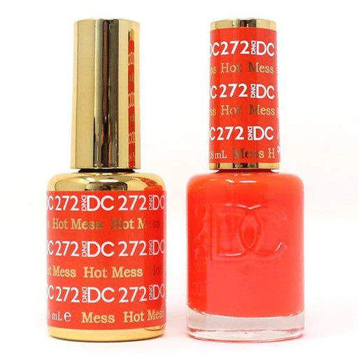 DC Nail Lacquer And Gel Polish, DC 272, Hot Mess, 0.6oz MY0926