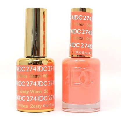 DC Nail Lacquer And Gel Polish, DC 274, Zesty Vibes, 0.6oz MY0926