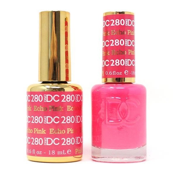 DC Nail Lacquer And Gel Polish, DC 280, Echo Pink, 0.6oz MY0926