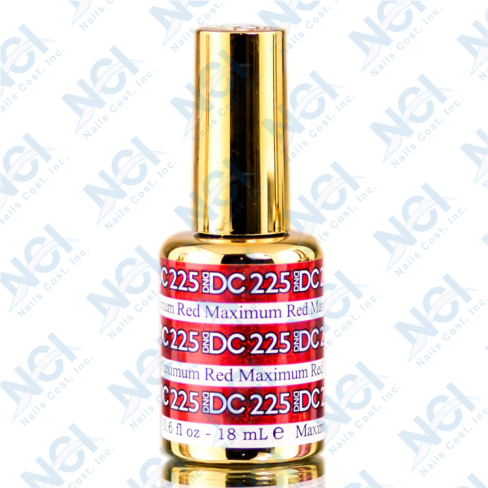 DC Gel Mermaid Collection, 225, Maximum Red, 0.6oz