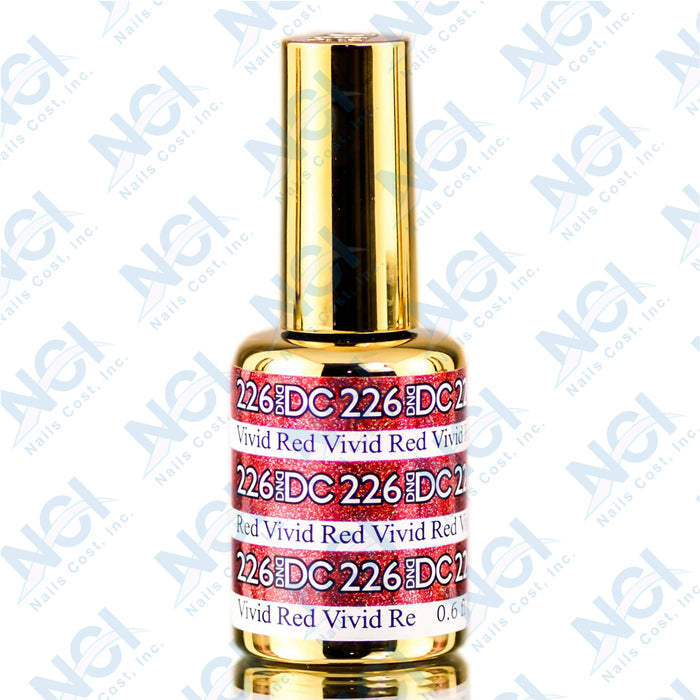 DC Gel Mermaid Collection, 226, Vivid Red, 0.6oz