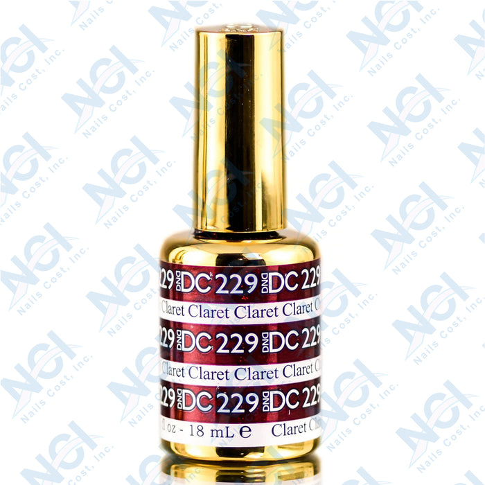 DC Gel Mermaid Collection, 229, Claret, 0.6oz